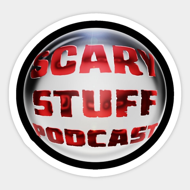 Scary Stuff Podcast (Sphere) Sticker by Scary Stuff Podcast